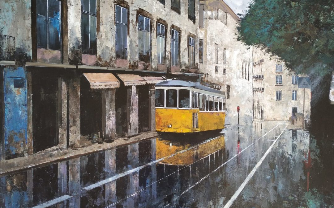 “Una calle de Lisboa” del artista local Juan Núñez-Romero Cortés, ha sido seleccionada para la final en el 87 Salón de Otoño de Pintura