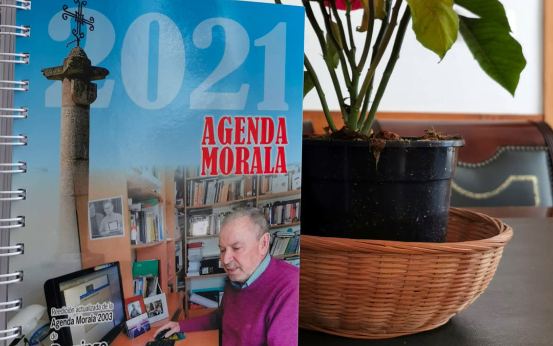 El periodista Miguel Ángel Marcos reedita la «Agenda Morala» en honor a Domingo Quijada.
