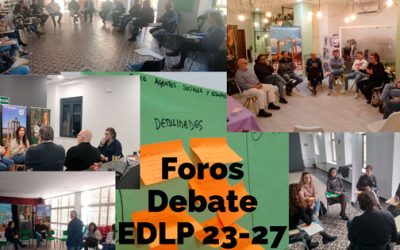 Finalizados los Foros Debate para la elaboración de la EDLP 23-27