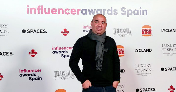 El chef extremeño David Gibello vuelve a destacar en los Premios Influencers Awards España de gastronomía