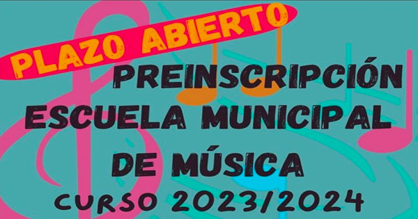 Abierto el plazo de inscripción para la Escuela Municipal de Música curso 2023/2024 en Navalmoral