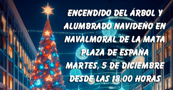 Navalmoral de la Mata ilumina la Navidad con música, luces, churros con chocolate y solidaridad