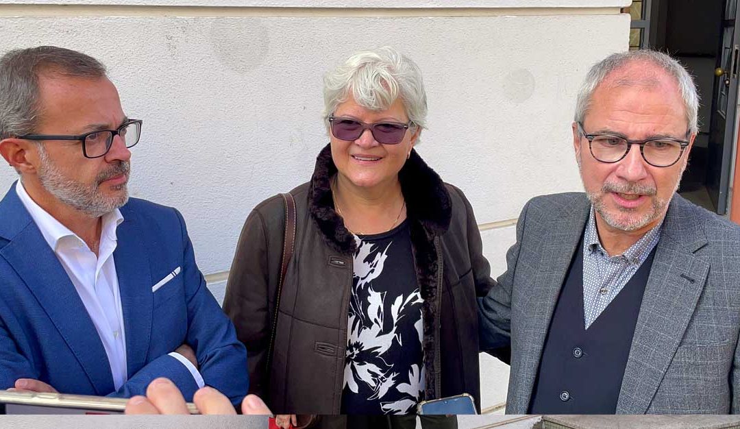 Inauguración de la calle Sadí de Buen Lozano en Navalmoral de la Mata