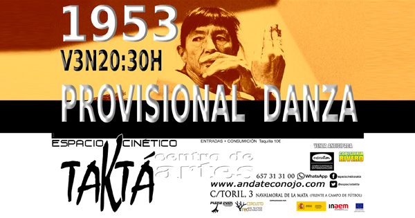 Provisional Danza llega al Espacio Cinético TakTá en Navalmoral de la Mata este viernes a las 20:30 horas