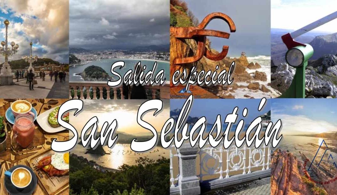 El CECA anuncia una «Salida Especial» a San Sebastián con rutas senderistas y visitas culturales