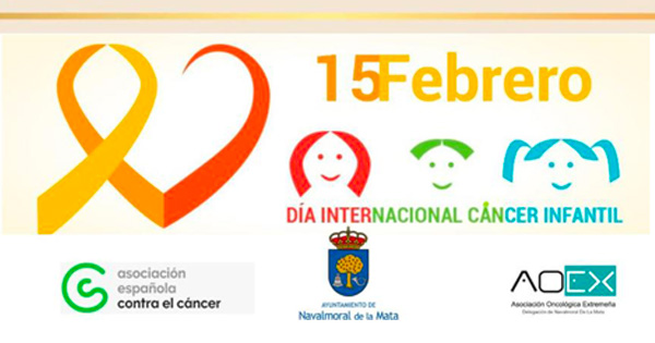 Campaña de sensibilización en Navalmoral de la Mata con motivo del Día Internacional del Cáncer Infantil