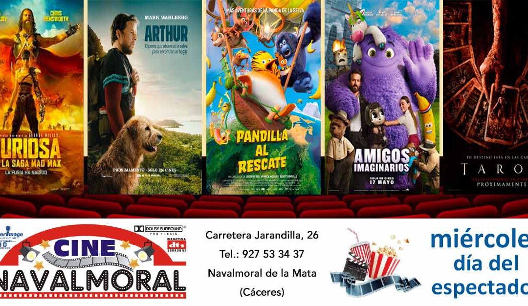 Cartelera de Cine Navalmoral del 31 de mayo al 5 de junio de 2024