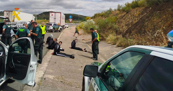 La Guardia Civil detiene a cuatro atracadores tras 3 robos en la provincia de Cáceres