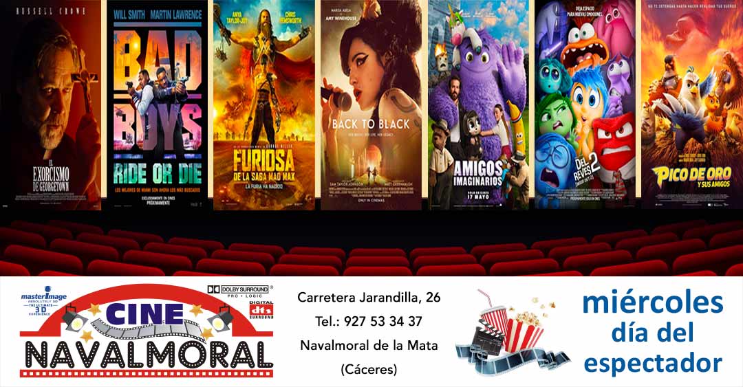 Cartelera de Cine Navalmoral del 14 al 19 de junio de 2024