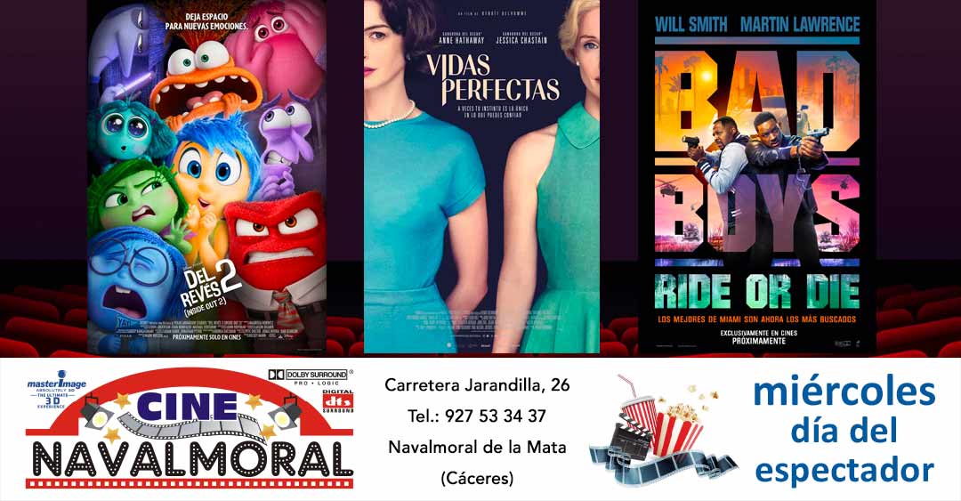 Cartelera de Cine Navalmoral del 21 al 26 de junio de 2024