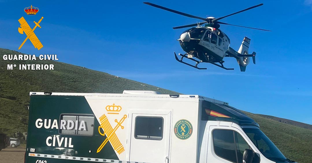 La Guardia Civil continúa la búsqueda del montañero desaparecido en la sierra de Béjar