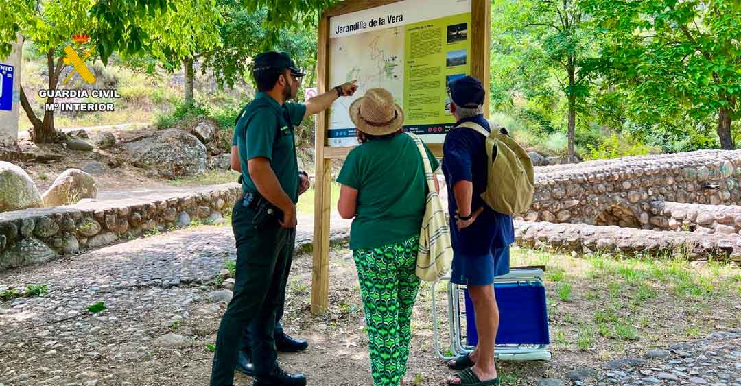 Plan Turismo Seguro de la Guardia Civil en Cáceres