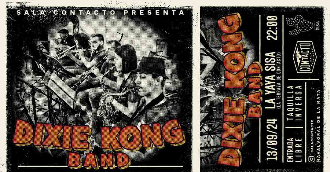 Sala Contacto presenta la actuación de la Dixie Kong Band en Navalmoral de la Mata