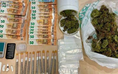 La Guardia Civil desmantela un punto de venta de drogas al por menor en Navalmoral de la Mata