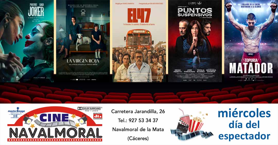 Cartelera de Cine Navalmoral del 4 al 9 de octubre de 2024