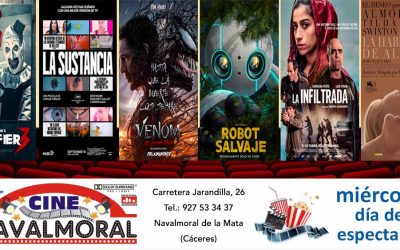 Cartelera de Cine Navalmoral del 1 al 6 de noviembre de 2024