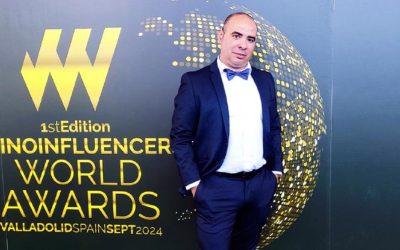 David Gibello, embajador del vino en la I Gala de los Vinoinfluencers World Awards