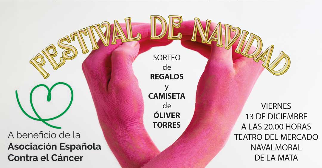 Arte, humor y música se unen en Navalmoral de la Mata en el Festival de Navidad solidario contra el cáncer