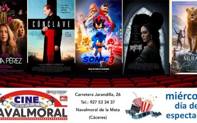 Cartelera de Cine Navalmoral del 10 al 15 de enero de 2025