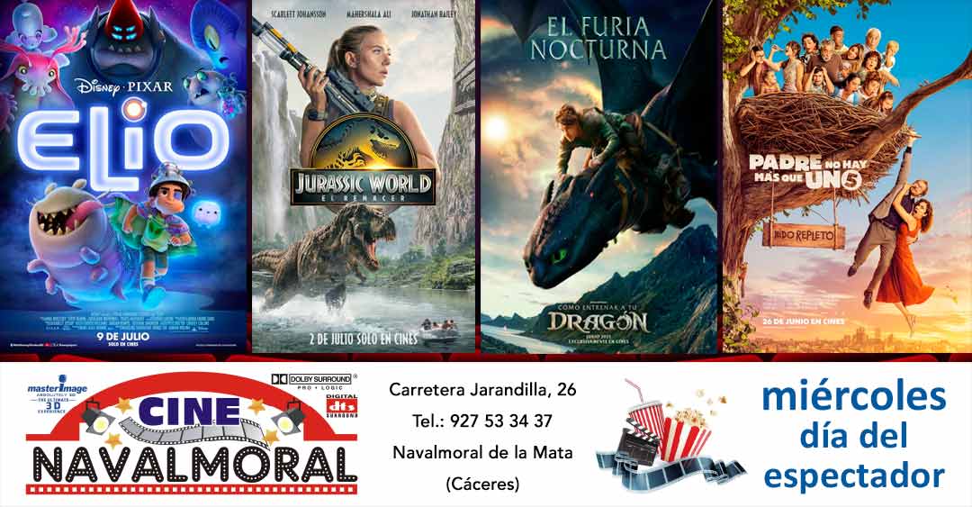 Cartelera de Cine Navalmoral del 11 al 16 de julio de 2025