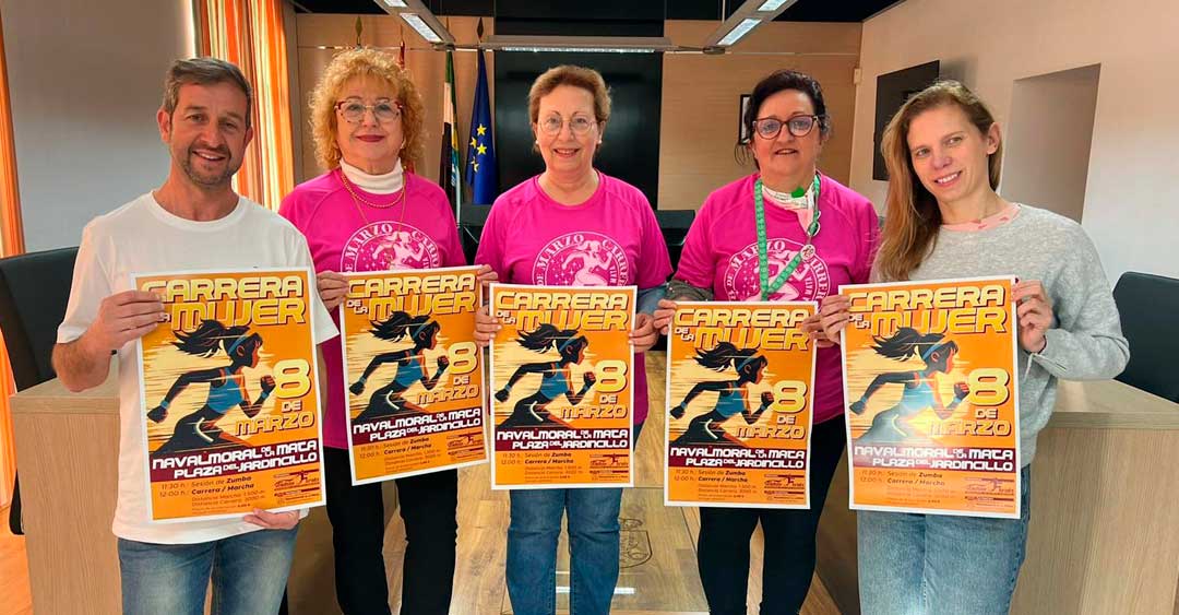 Navalmoral presenta la I Carrera de la Mujer dentro de los XVII Proyectos de Educación para la Salud
