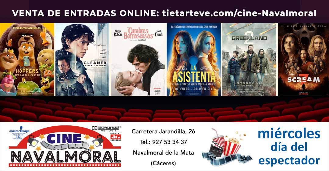Cartelera de Cine Navalmoral del 6 al 11 de marzo de 2026