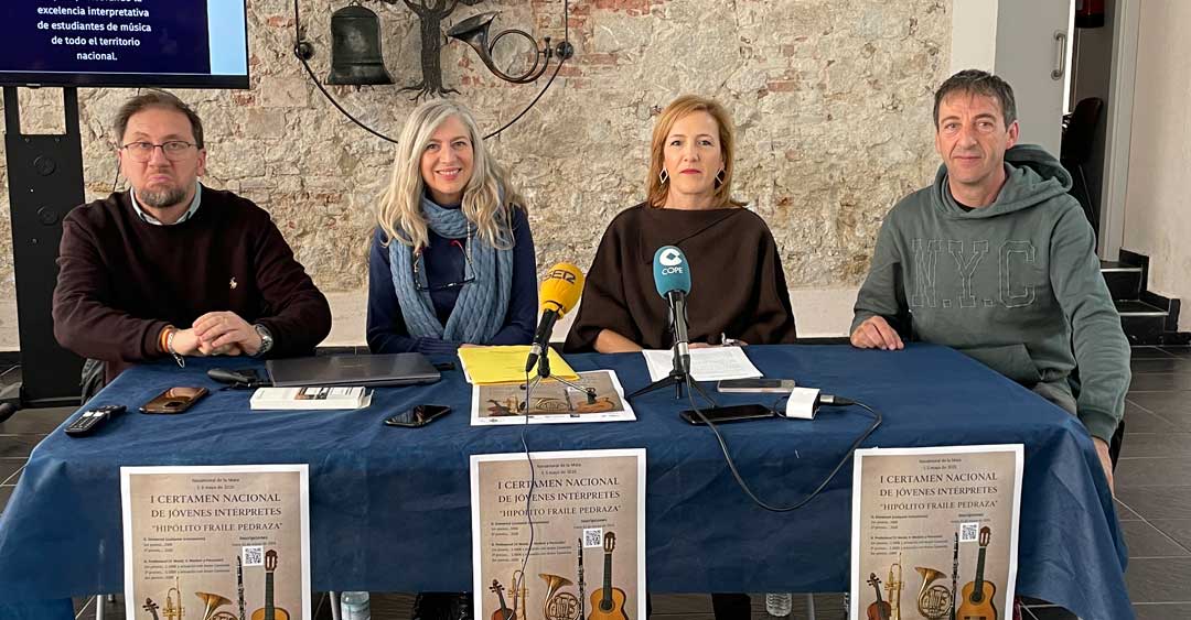 Navalmoral presenta el I Certamen Nacional de Jóvenes Intérpretes “Hipólito Fraile Pedraza”