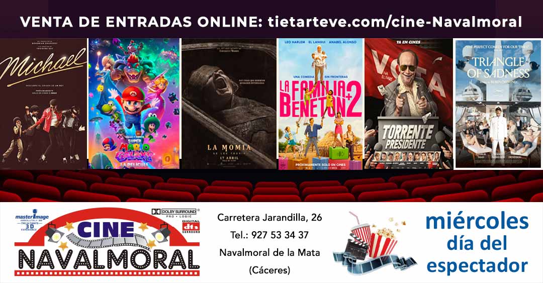 Cartelera de Cine Navalmoral del 24 al 29 de abril de 2026