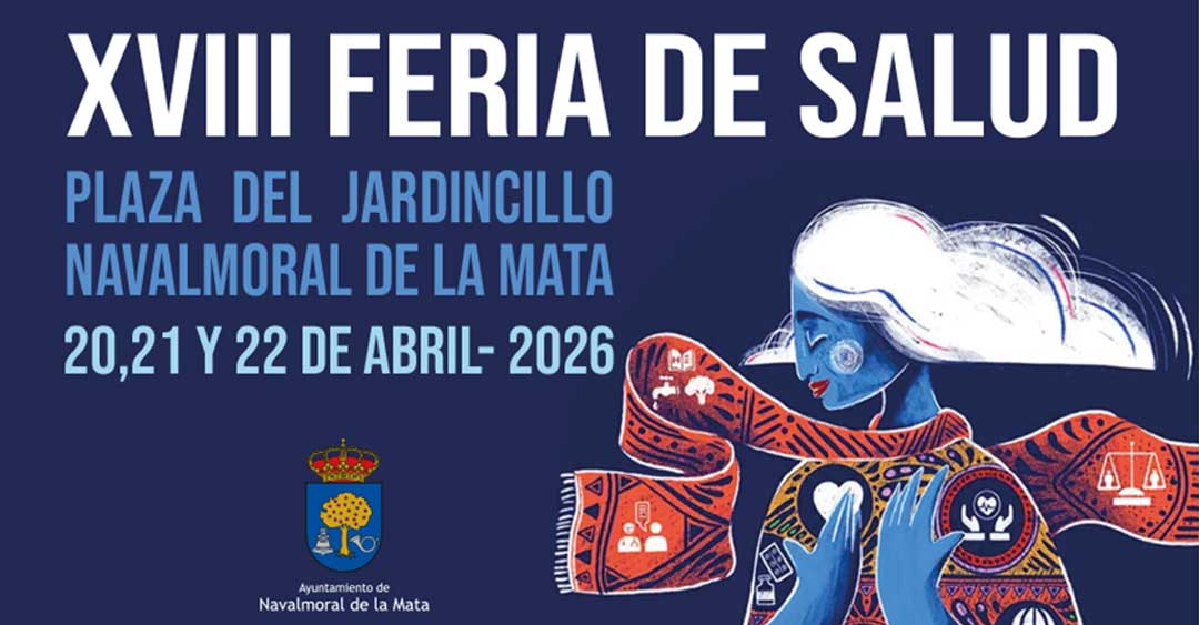 Navalmoral celebra del 20 al 22 de abril su Feria de la Salud en la Plaza del Jardincillo