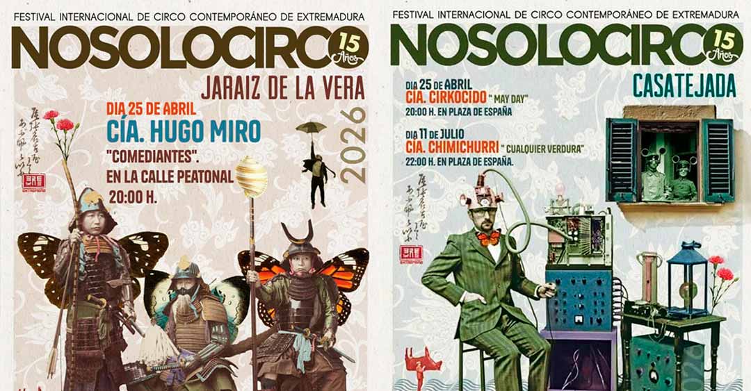 Jaraíz de la Vera y Casatejada acogieron el anticipo del 15º Festival Nosolocirco