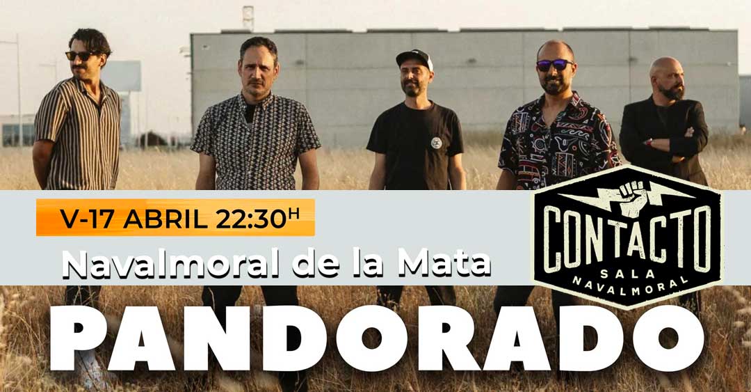 Pandorado llega a Navalmoral con su gira nacional #GPS16 y actuará el 17 de abril en la Sala Contacto